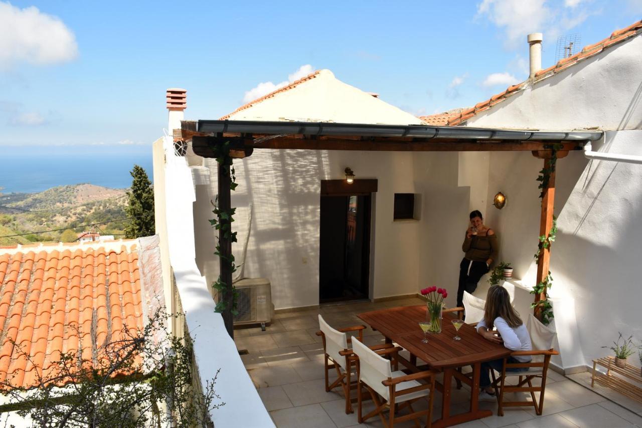 The Twins House Villa Samothraki Bagian luar foto